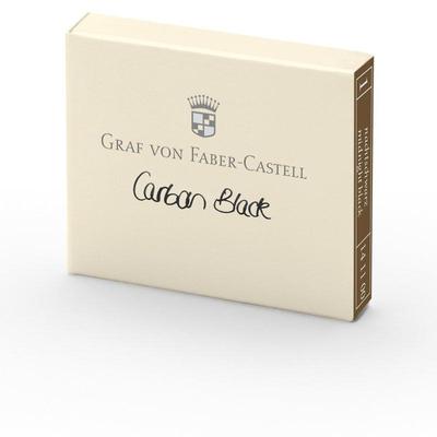 Graf von Faber-Castell Carbon Black - Box of 6 - International Standard Ink Cartridges