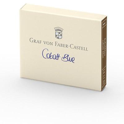 Graf von Faber-Castell Cobalt Blue - Box of 6 - International Standard Ink Cartridges