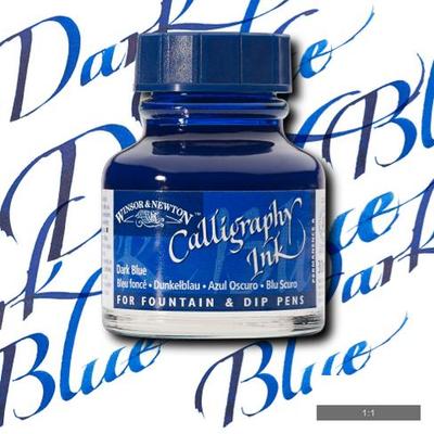 Winsor & Newton Dark Blue - 30ml - Fountain Pen & Calligraphy Ink