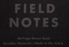 Field Notes Pitch Black Notebook Australia