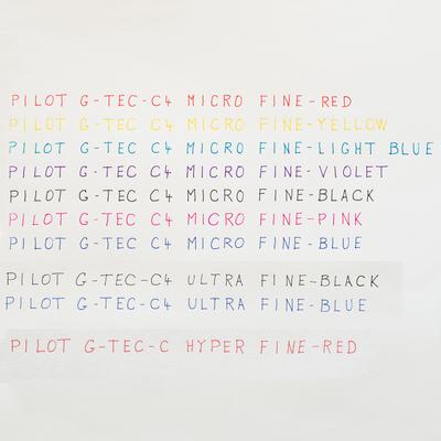 pilot G-TEC-C3 Rollerball Pen - Micro Fine - Black